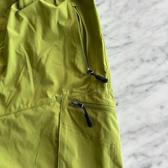 Pudolla Green Nylon Hiking Cargo Shorts Size XL 38x10 - NEVER WORN! - Picture 3 of 5